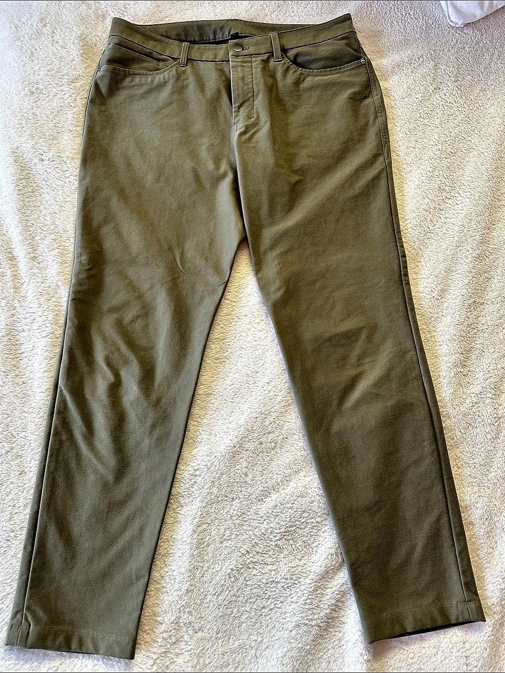 lululemon Olive Green Pants Waist 34